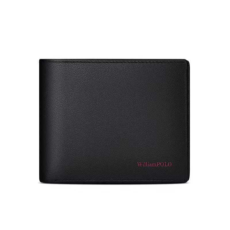 Luxury Genuine Leather Wallet for Men – Slim Designer Bifold with Card & Cash Slots