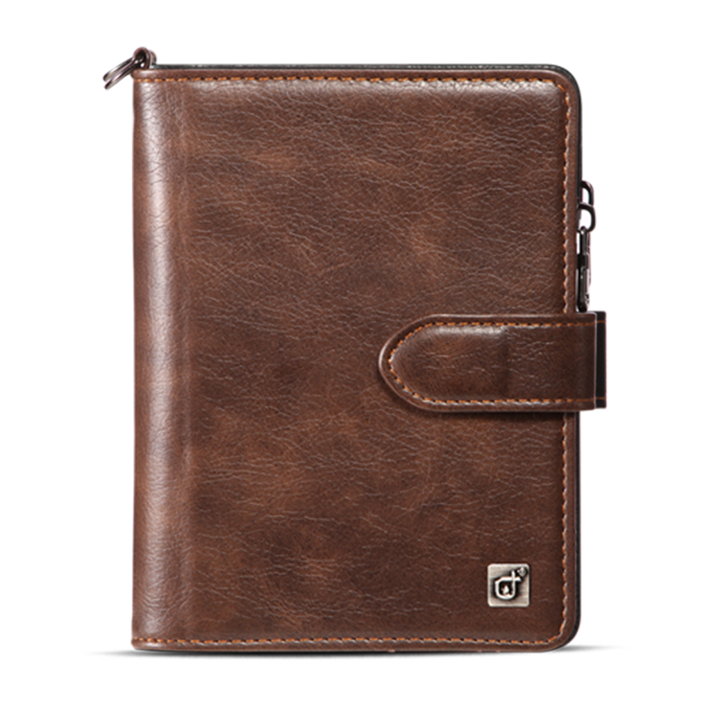 Premium Leather Travel Wallet – Holds 2 Passports, Cards & Cash Securely