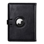 Leather Passport Holder with AirTag Slot – RFID Travel Wallet for Passport, Cards & Documents