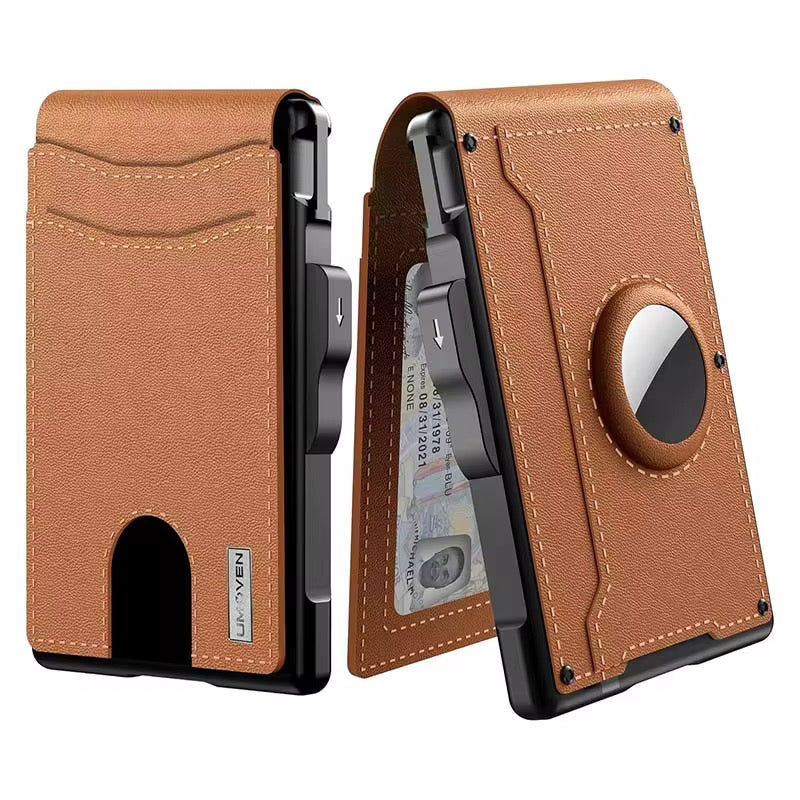 Luxury Leather Smart Wallet – Slim RFID Card Holder with Premium Finish