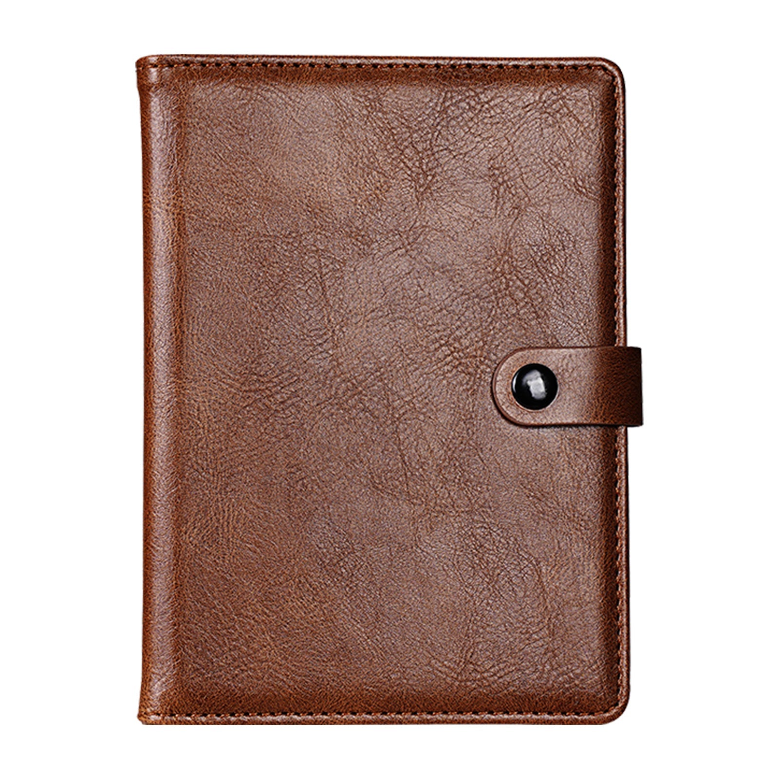 Leather Passport Holder with AirTag Slot – RFID Travel Wallet for Passport, Cards & Documents