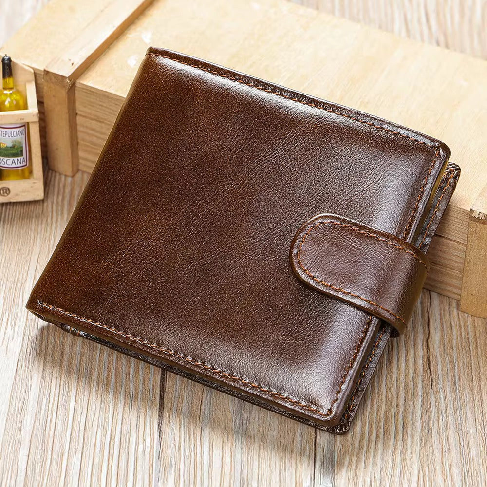 Luxury Men’s Leather Wallet – Sleek Design, Long-Lasting Quality, Effortless Sophistication
