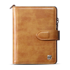 Premium Leather Travel Wallet – Holds 2 Passports, Cards & Cash Securely